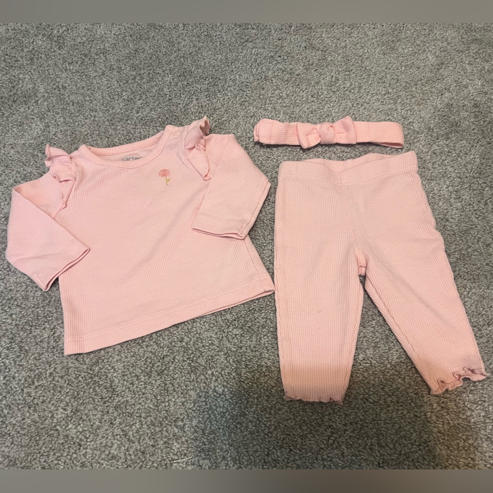 Carter's Baby Girl Matching Set - 3M